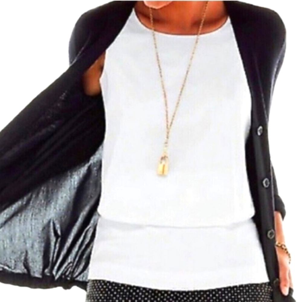 Cabi white Indulgence tank top 5226